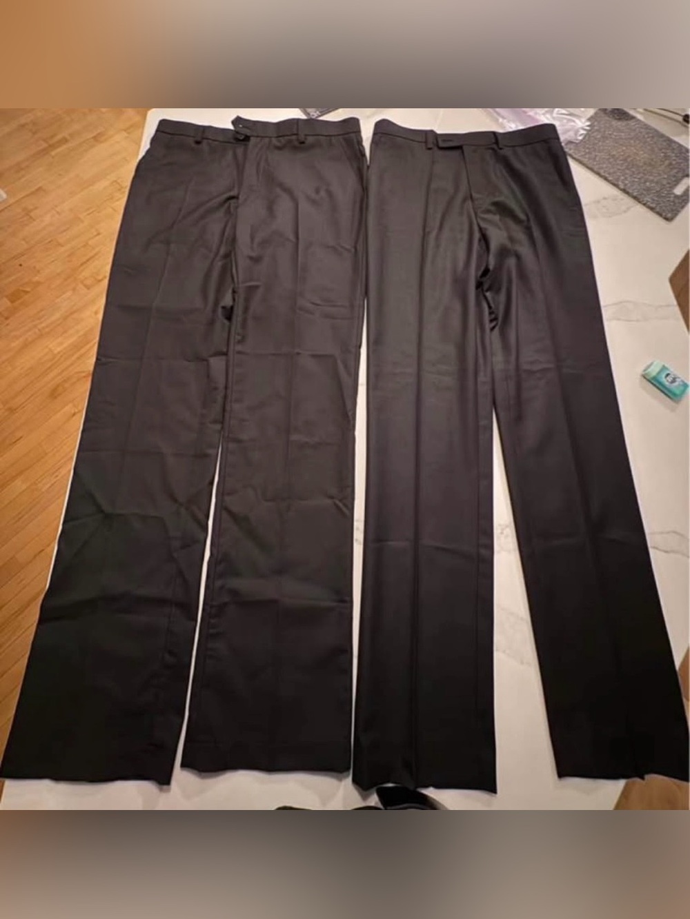 Men's Black Dress Pants - Straight Leg Brand New W/out Tags, Not Hemmed Yet.